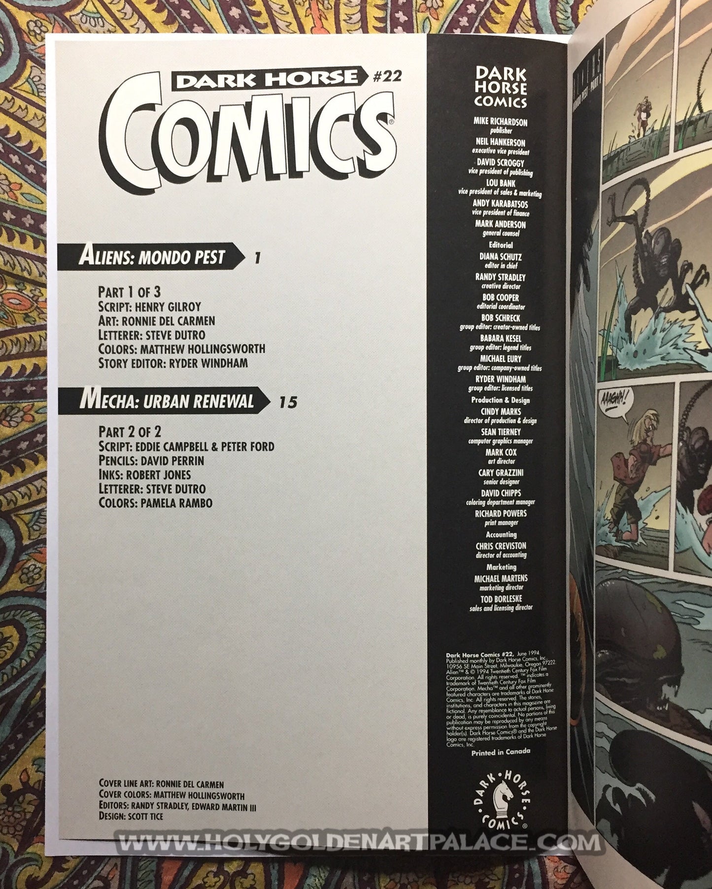Dark Horse Comics #22 <COMIC20F>
