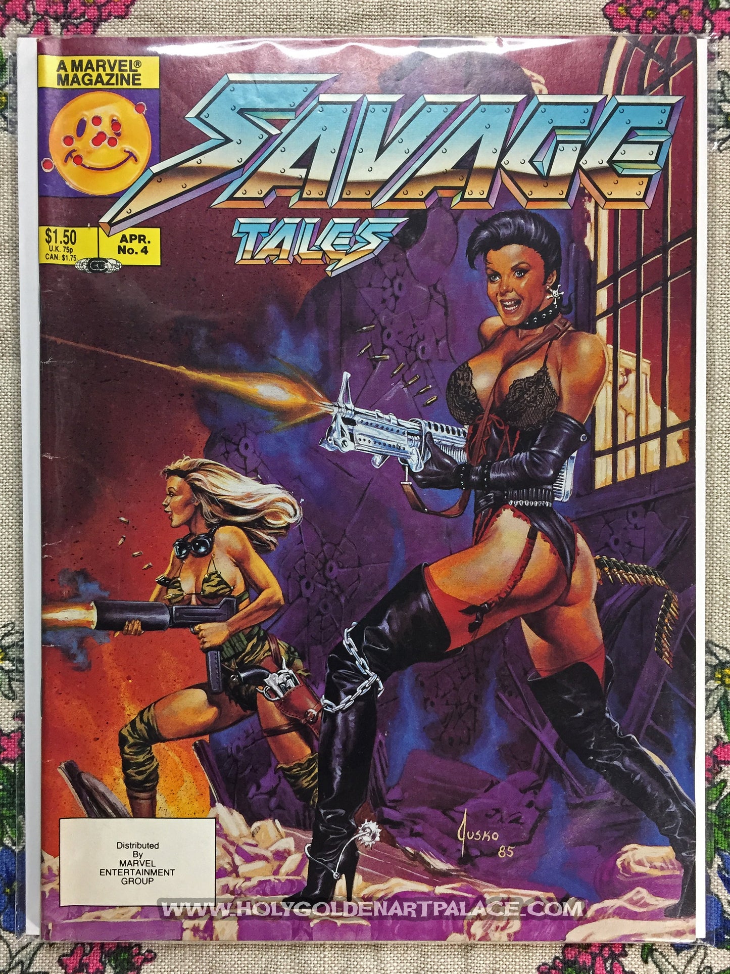 SAVAGE TALES VOL. 2 # 4 MARVEL MAGAZINE APR 1986 NO. 4 <HBBMAG20>