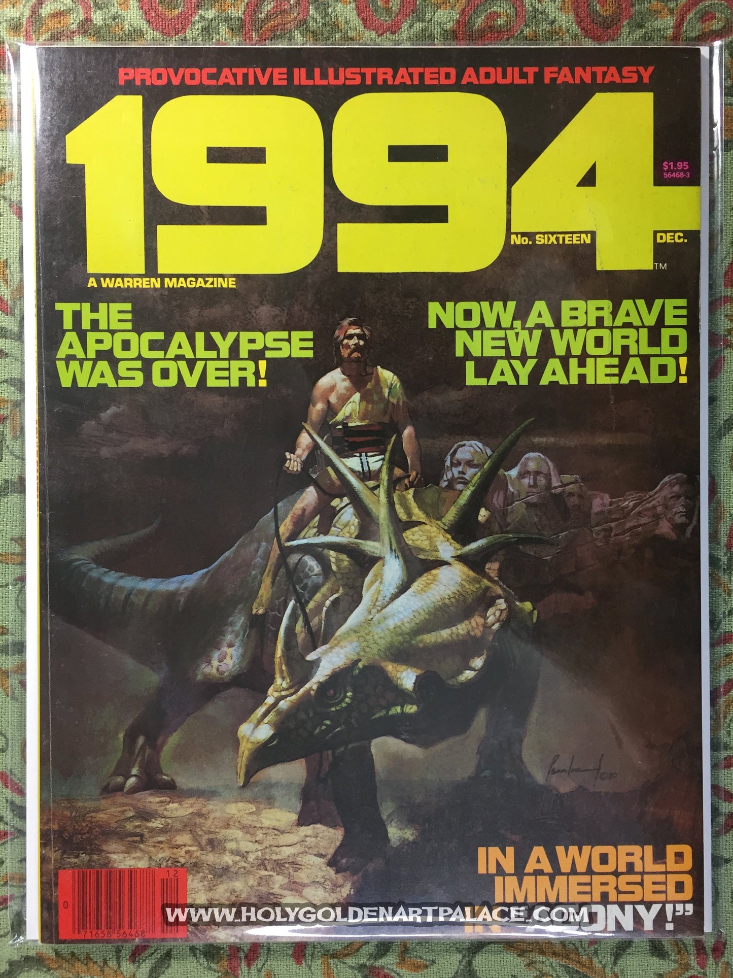 1994 # 16 Warren Magazine  DEC 1980 Sixteen <HBBMAG20>