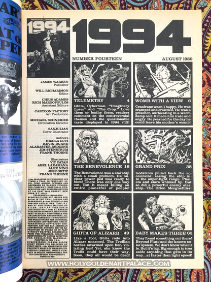 1994 # 14 Warren Magazine  AUG 1980 Fourteen