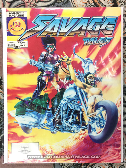 SAVAGE TALES VOL. 1 # 1  MARVEL MAGAZINE OCT 1985 NO. 1 <HBBMAG20>