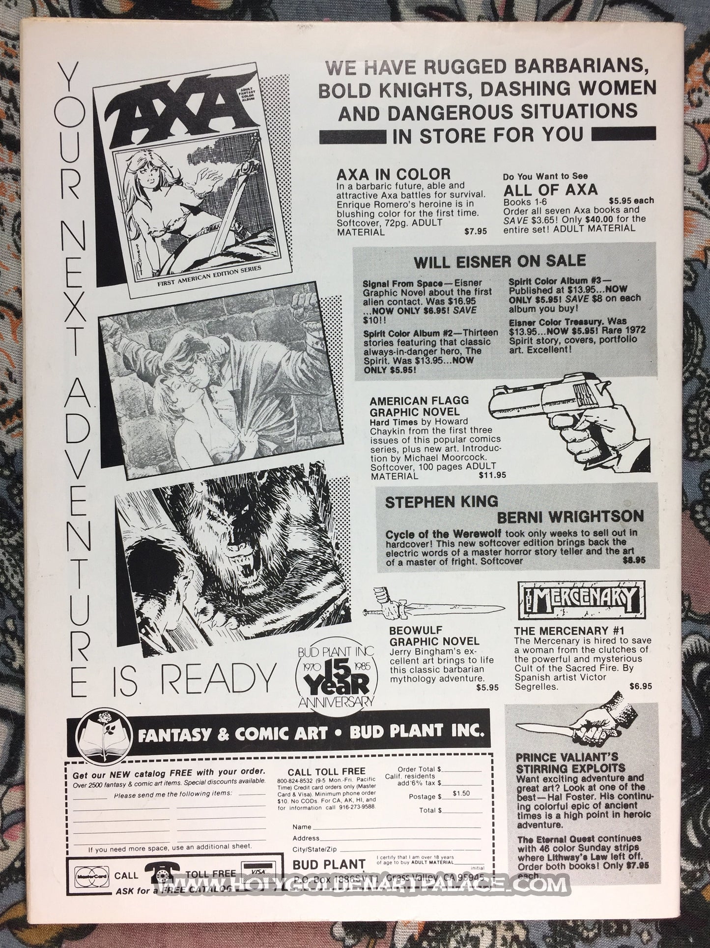 SAVAGE TALES VOL. 1 # 1  MARVEL MAGAZINE OCT 1985 NO. 1 <HBBMAG20>