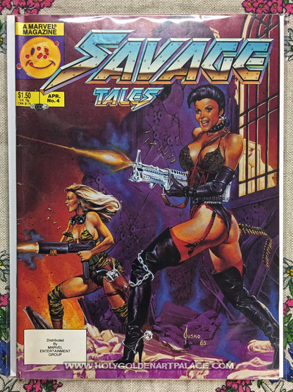SAVAGE TALES VOL. 2 # 4  MARVEL MAGAZINE APR 1986 NO. 4 <HBBMAG20>